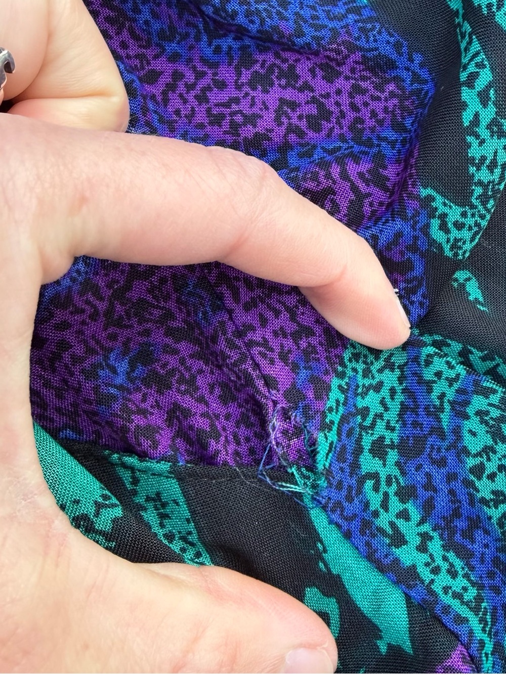 Vintage 80s Mazurka Skirt, Retro Abstract Streetwear - Picture 8 of 8